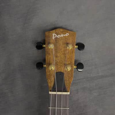 Pono TE Solid Acacia Electric Tenor Solid Body Ukulele with Hard Case image 2