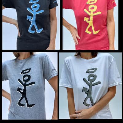 "Sinning Saint" Unisex Gray T-Shirt by Will Lee - Size Extra Extra Large (XXL)-All tees available in other sizes image 4