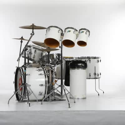 David Frangioni Collection, Ed Shaughnessy's, Tonight Show - 1979 Ludwig 10-Piece Drum Kit w/Hardware!! image 8