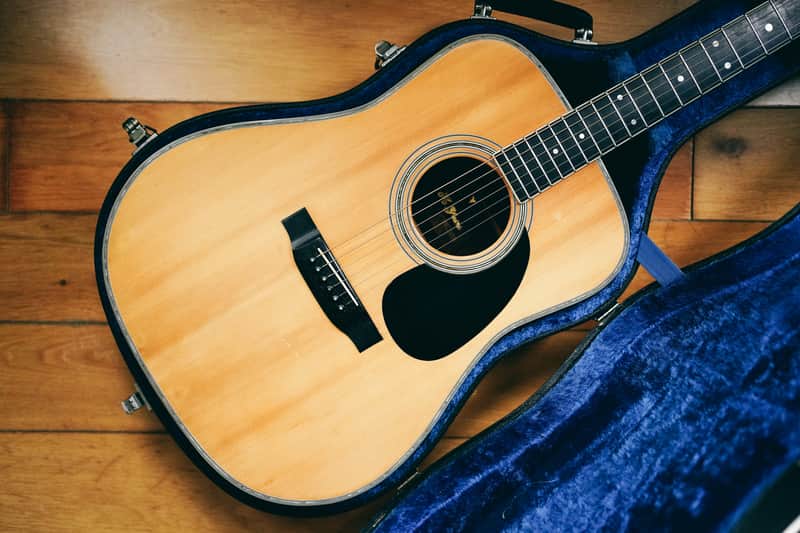 1981 K.Yairi YW-500P – Handcrafted in Japan | Solid Top | D-45 Style | Original Hard Case image 1