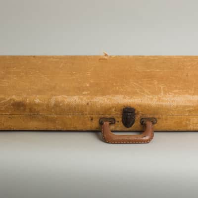 Fender  Stratocaster Solid Body Electric Guitar (1957), ser. #024071, original tweed hard shell case. image 11
