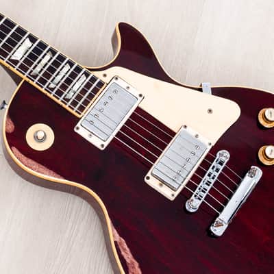 1978 Gibson Les Paul Standard Vintage Guitar Wine Red w/ T Tops image 7