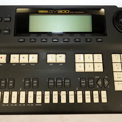 Vintage 1994 YAMAHA QY300 QY-300 Portable Synthesizer Sequencer Workstation w/3.5” Floppy Disks QSedit Made In Japan