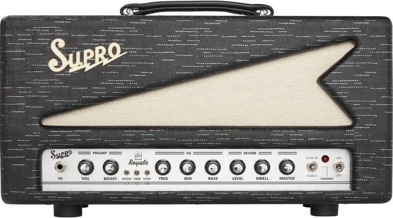 Supro 1932RH Royale 50-Watt Head Black Scandia Open Box image 1