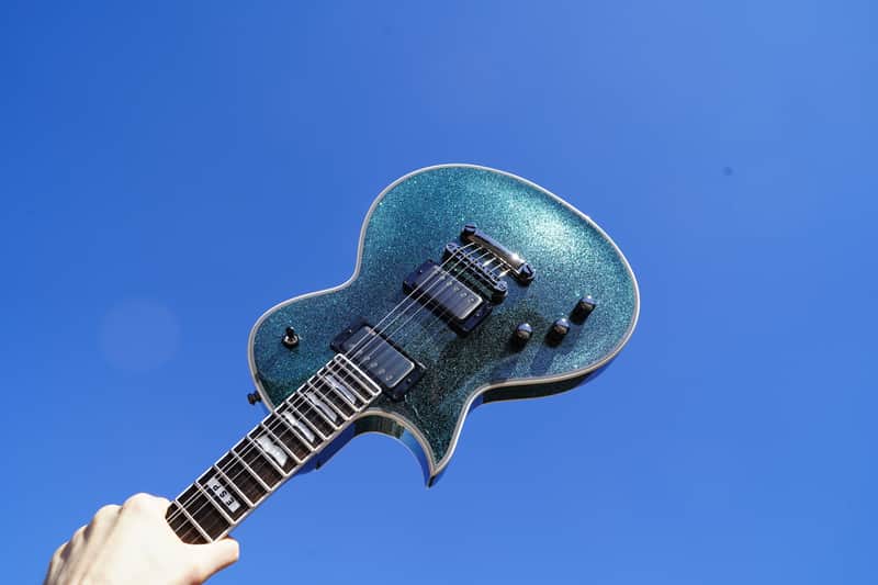 ESP E-II ECLIPSE DB GRANITE SPARKLE Left Handed 6-String Electric Guitar w/ Case (2024) image 1