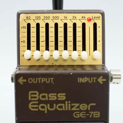 Boss GE-7B Bass Equalizer 1991 Made in Japan Guitar Effect Pedal CC33209 image 3