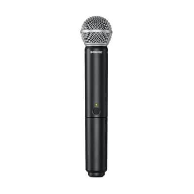 Shure BLX1288/MX153-H11 Wireless Combo System with SM58 Handheld and MX153 Earset - H11 (572-596 MHz) image 2