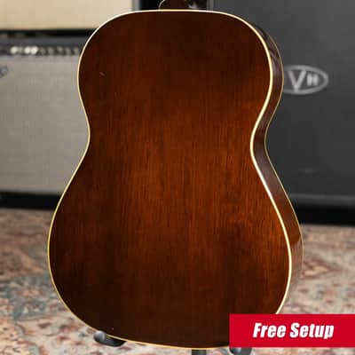 Gibson Vintage 1966-1967 LG-2 Acoustic Guitar - Sunburst with Alligator Chipboard Case - Used image 2