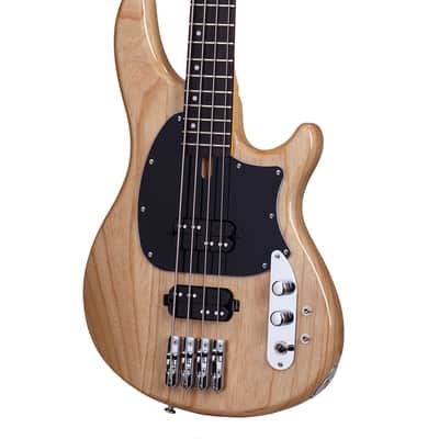 Schecter 2490 4-String Bass Guitar, Gloss Natural, CV-4 image 7