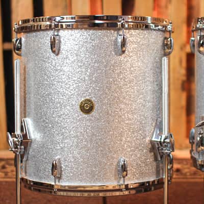 Gretsch USA Custom Silver Sparkle Drum Set - 14x20,8x12,14x14,16x16 - SO#1323840 image 6