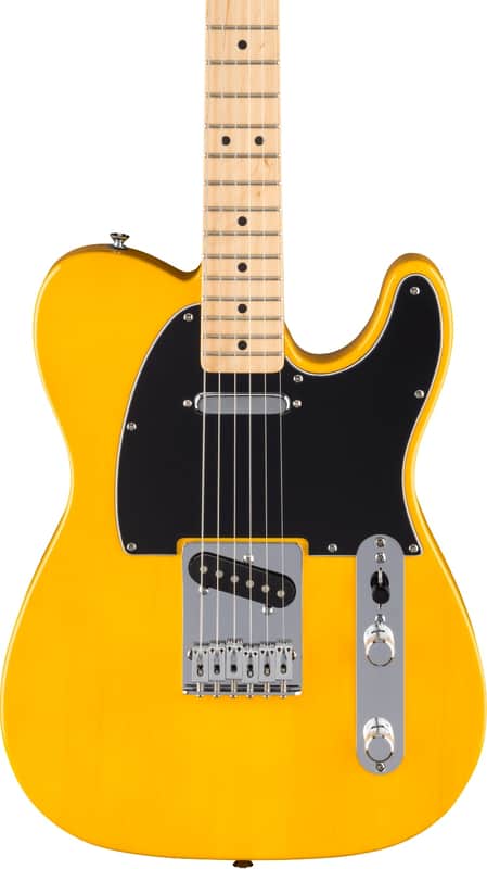 Fender Standard Series Telecaster Maple Neck Black PG in Butterscotch Blonde image 1