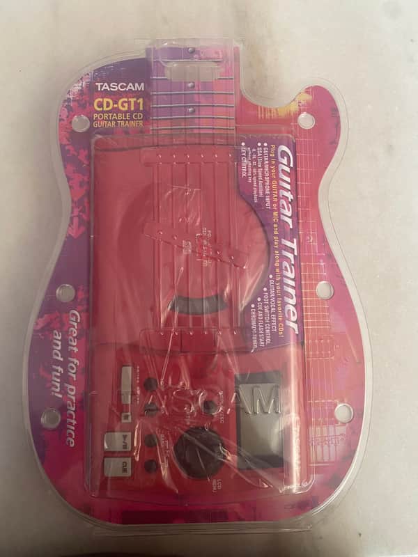 TASCAM Tascam CD-GT1 Guitar Trainer - Red image 1