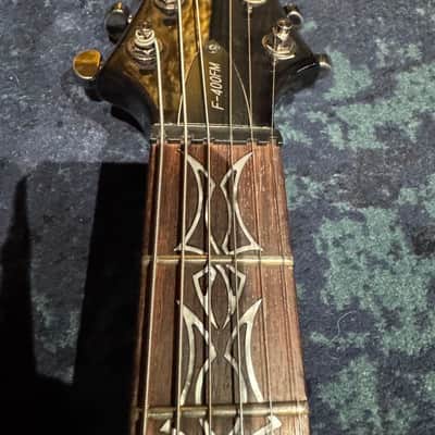ESP LTD F-400 FM - See Thru Black image 2