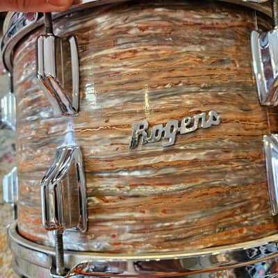 Rogers Holiday 20-16-12" Drum Kit in Pink Strata image 20