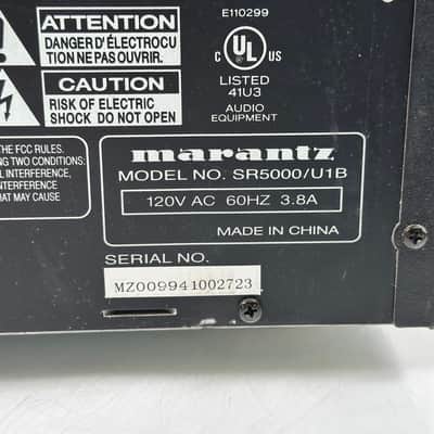 Marantz SR5000 Dolby Digital Surround Sound Audio Video Receiver image 11