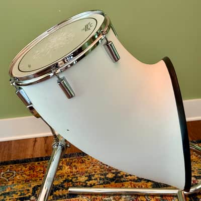 North Drums 12" Rack Tom Drum White Read Details Vintage 70's image 3