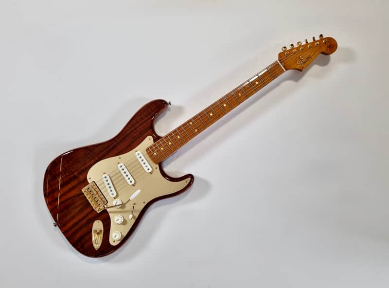 Fender Stratocaster Artisan Claro Walnut 2016 Custom Shop Amber Tinted image 1