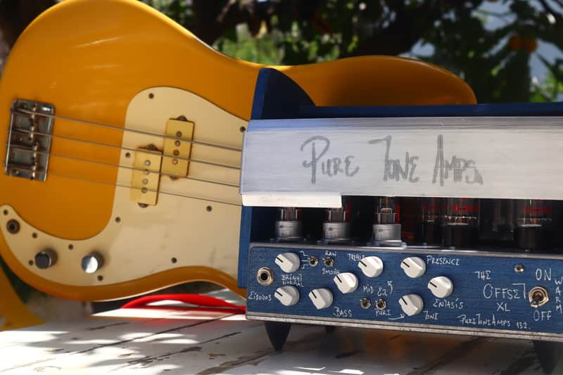 Pure Tone Amps the Offset XL Bass Amp Metallic Blue image 1