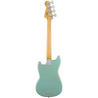 Fender JMJ Signature Road Worn Mustang Bass, Daphne Bleu, Rosewood Fingerboard image 5