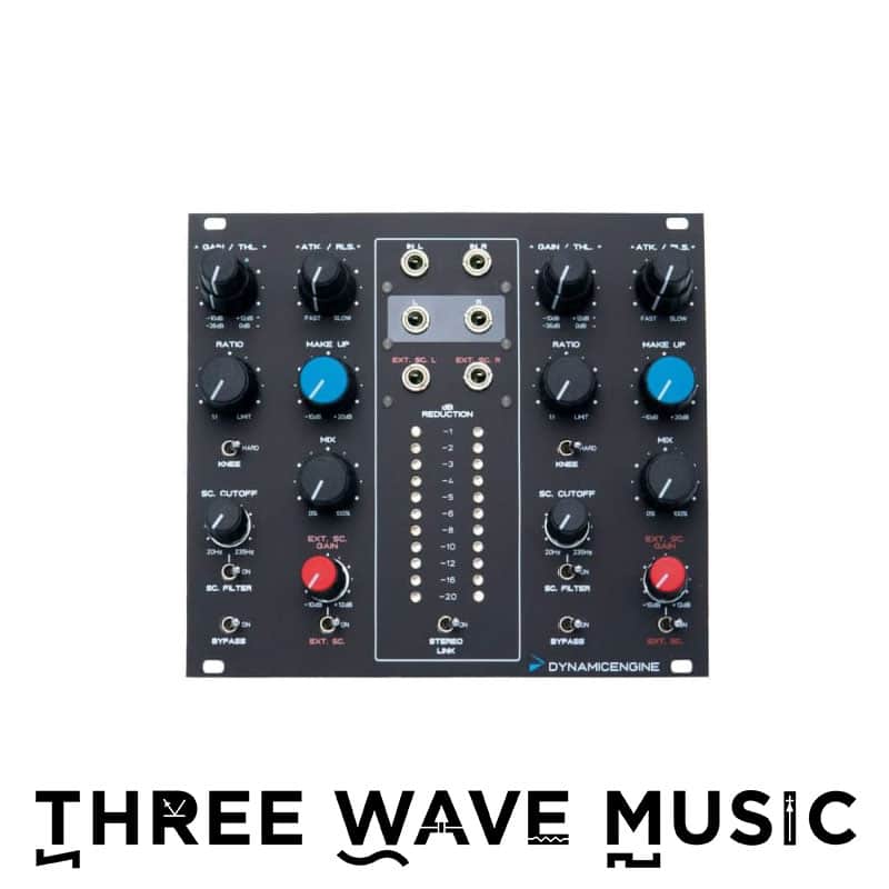 Audio Gear Obsession DynamicEngine (Black) - Dual Mono Compressor-Limiter with Stereo Link [Three Wave Music] image 1