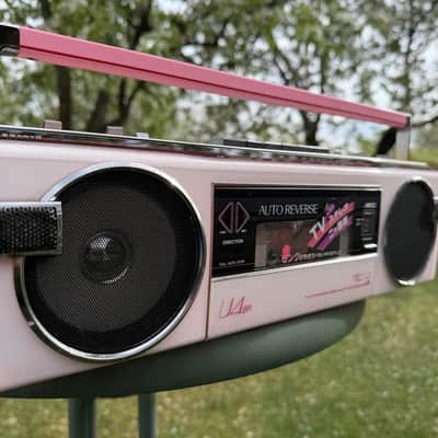 Sanyo MR-U4SR(P) Rare Vintage Portable Cassette Boombox Warranty Tested Serviced image 17