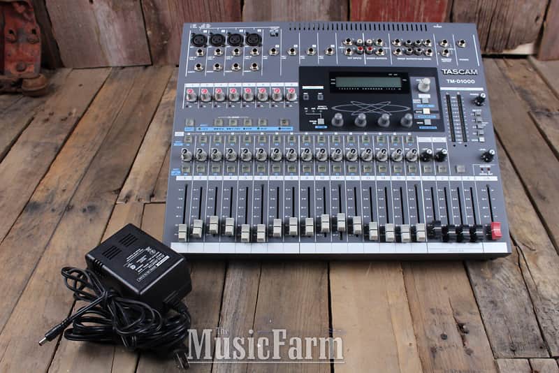 TASCAM【TM-D1000】デジタルミキサー【美品】 Tascam TM-D1000 16-Channel Digital FX Mixer plus MA-AD8 Module