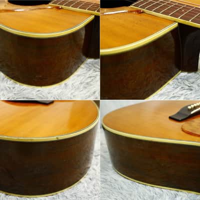 Vintage Yamaha FG-350 Red Label Rare Honduras Rosewood body Made in Japan image 14