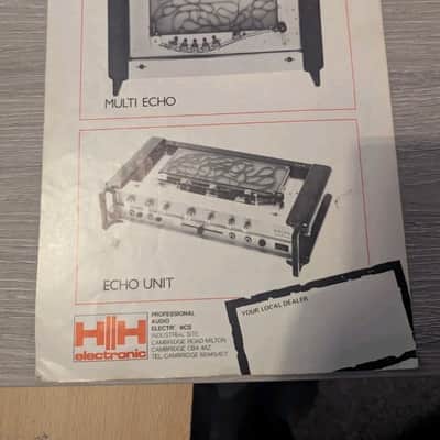 1970's HH Multi Echo tape delay / echo unit + user manual and 20 spare tape loops (SUPER RARE, GREAT CONDITION!) image 6