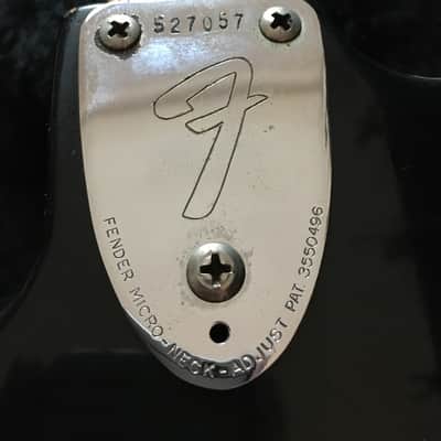 Fender Stratocaster with 3-Bolt Neck, Rosewood Fretboard 1973 - 1978 - Black image 7