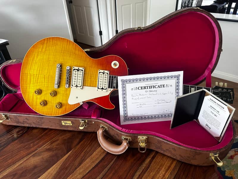 Gibson Brazilian Rosewood 7lbs 15.7oz  Murphy Lab '59 Les Paul by Steve Hague image 1
