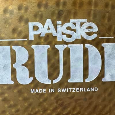 Paiste 20" RUDE Ride/Crash Cymbal 1985 - Vintage Time Capsule - VIDEO image 4