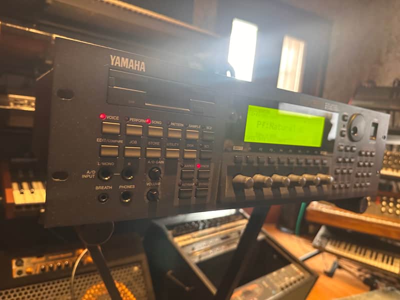 Yamaha EX5R Realtime Control Synthesizer 1998 - Blue image 1