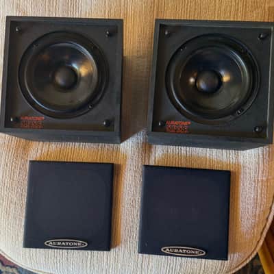 Yamaha PC2002M power amplifier & Auratone 5c Super Sound Cubes (Pair) monitors with Isoacoustics Stands image 3
