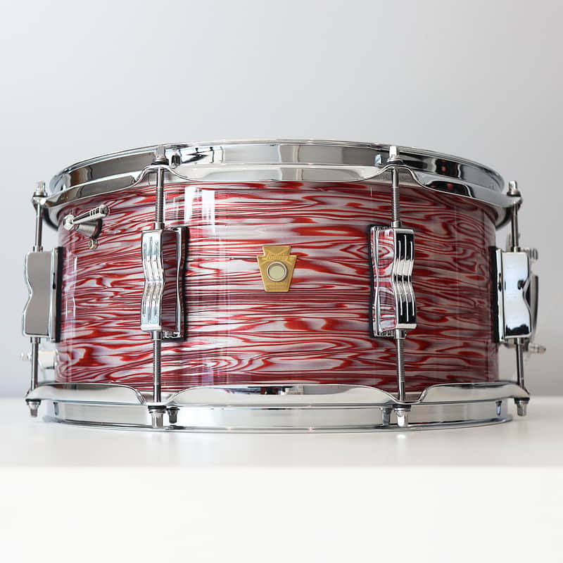 Ludwig Legacy Mahogany 6.5" x 14" Snare Drum w/ VIDEO! Vintage Pink Oyster 3-Ply image 1
