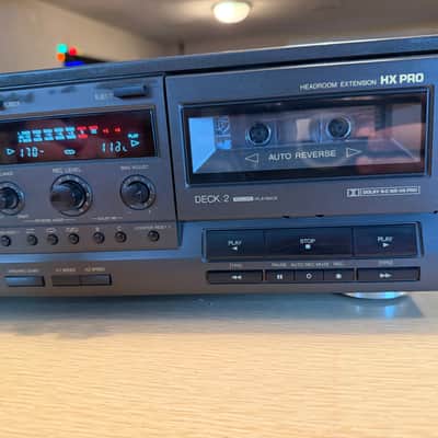 Technics Stereo Double Dual Cassette Deck model RS-TR333 Fresh Servicing Beauty! image 6