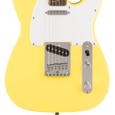 Squier Guitar Electric - Sonic Series Telecaster, Laurel Fingerboard, White Pickguard, Canary Yellow image 1