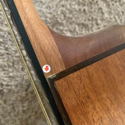 40 Inch Folk Acoustic Guitar, Red Pine Top Body, Mahogany Neck, Rosewood Fingerboard image 10