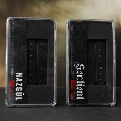 Seymour Duncan Nazgul & Sentient 7 String Set Uncovered Black Guitar Pickup Set image 1