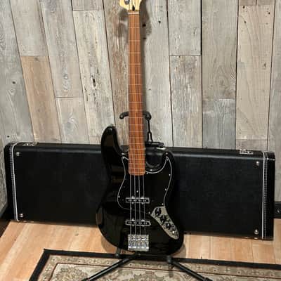 New Fender Jazz Bass Fretless, Black, Custom Capital City Guitars Bass USA Built, Amazing image 16