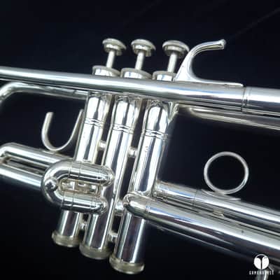 E. K Blessing ML1 Artist USA trumpet gamonbrass SILVERPLATED image 7