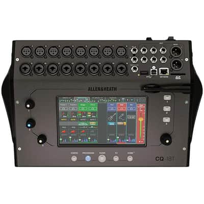 Allen & Heath CQ-18T Ultra-Compact 18in / 8out Digital Mixer with Wi-Fi Bundle with Allen & Heath CQ-18T Soft Case and Liquid Audio Polishing Cloth image 3