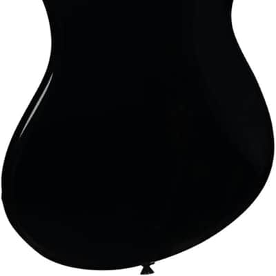 Kala Ubass SB-BK-FS - 4-String Ukulele, Right, Black image 2