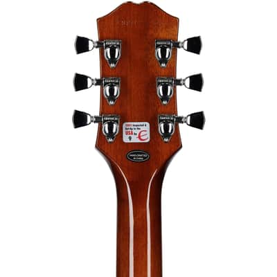 Epiphone Les Paul Modern Figured Electric Guitar, Mojave Burst, (with Gig Bag) image 3