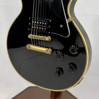 Greco EGC-480LP Les Paul Custom Black Beauty Electric Guitar MIJ Japan Fujigen 1990 image 6