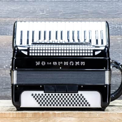 5267 - Black Guerrini Superior Piano Accordion LMMH 41 120