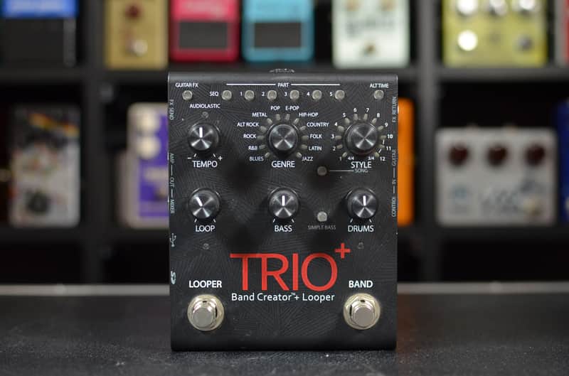 DigiTech TRIO Plus Band Creator + Looper 2010s - Black image 1