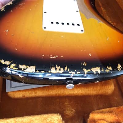 Fender 1959 Custom Shop Stratocaster 2010 - Heavy Relic Sunburst image 7