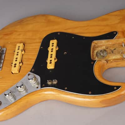 Fender Jazz Bass Body - 1976 - Neck Plate - Hardware - Natural image 13
