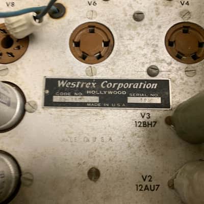 Westrex RA1574B Tube Record Disc Cutting Amplifier w/ RA-1567B Power Supply #3 image 11