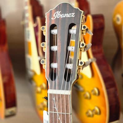 Ibanez TOD10NL-TKF Classic Guitar Left-Handed 2025 - Transparent Black Flat image 6